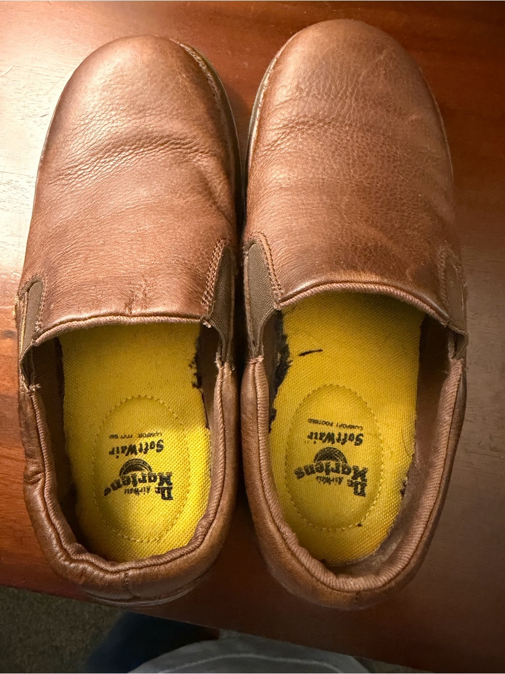 dr martens boyle slip-on loafers 🍂 brown leather